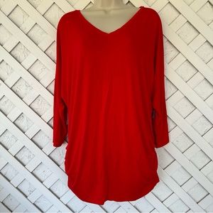 Old Navy Red Dolman Sleeve Maternity Top